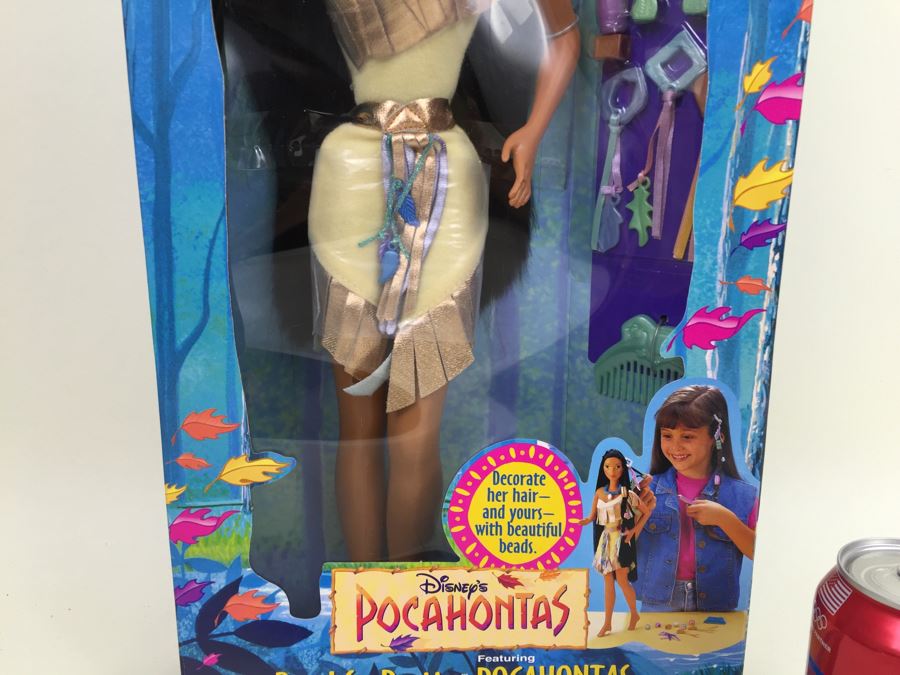 Large Disney's Pocahontas Bead-So-Pretty Pocahontas Mattel 14055 New In Box Vintage 1995 [Photo 7]