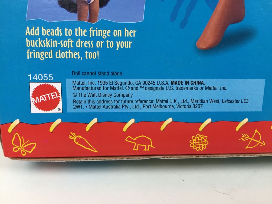Large Disney's Pocahontas Bead-So-Pretty Pocahontas Mattel 14055 New In Box Vintage 1995 [Photo 13]