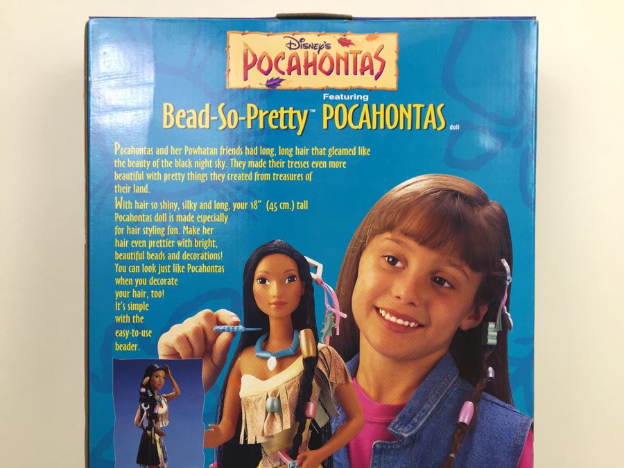 Large Disney's Pocahontas Bead-So-Pretty Pocahontas Mattel 14055 New In Box Vintage 1995 [Photo 11]