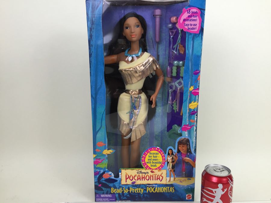 Large Disney's Pocahontas Bead-So-Pretty Pocahontas Mattel 14055 New In Box Vintage 1995 [Photo 6]