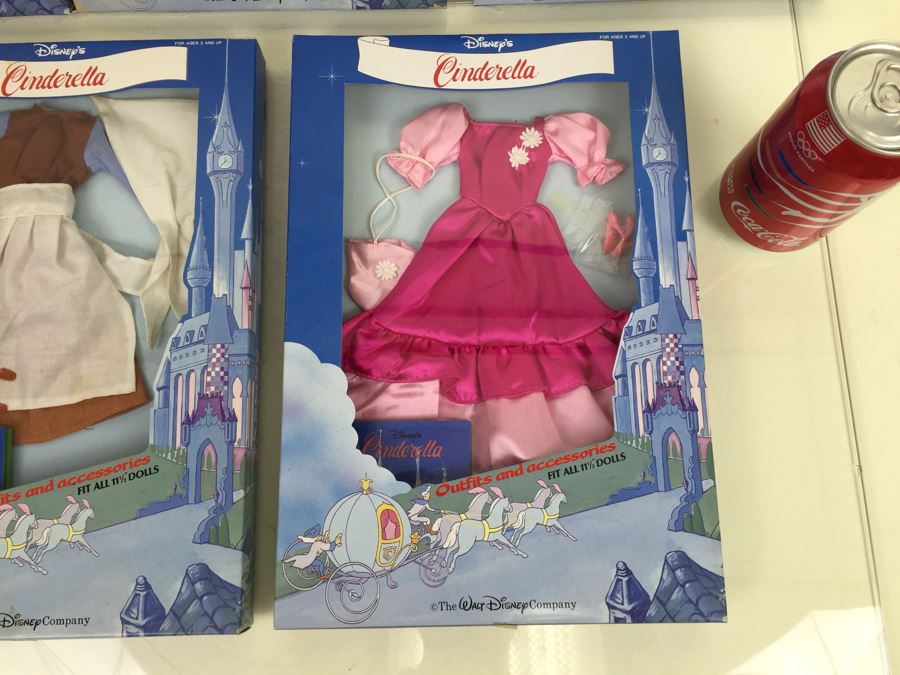 (5) Disney's Cinderella Outfits And Accessories 11 1/2' Doll Clothes New In Box [Photo 9]