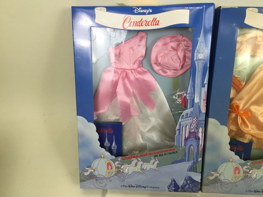 (5) Disney's Cinderella Outfits And Accessories 11 1/2' Doll Clothes New In Box [Photo 4]