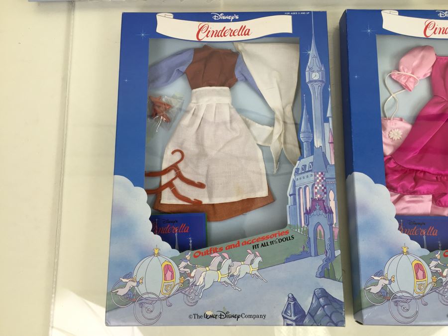 (5) Disney's Cinderella Outfits And Accessories 11 1/2' Doll Clothes New In Box [Photo 3]