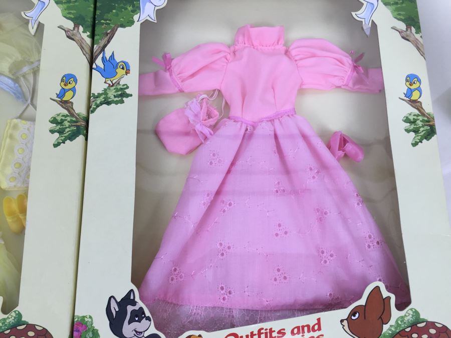 (5) Disney's Snow White And The Seven Dwarfs Outfits And Accessories 11 1/2' Doll New In Box Vintage The Walt Disney Company Bikin [Photo 14]