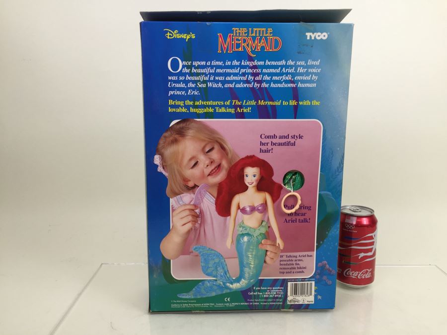 Talking Ariel Doll The Little Mermaid TYCO New In Box Vintage Walt Disney Company [Photo 3]