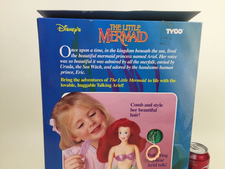 Talking Ariel Doll The Little Mermaid TYCO New In Box Vintage Walt Disney Company [Photo 11]