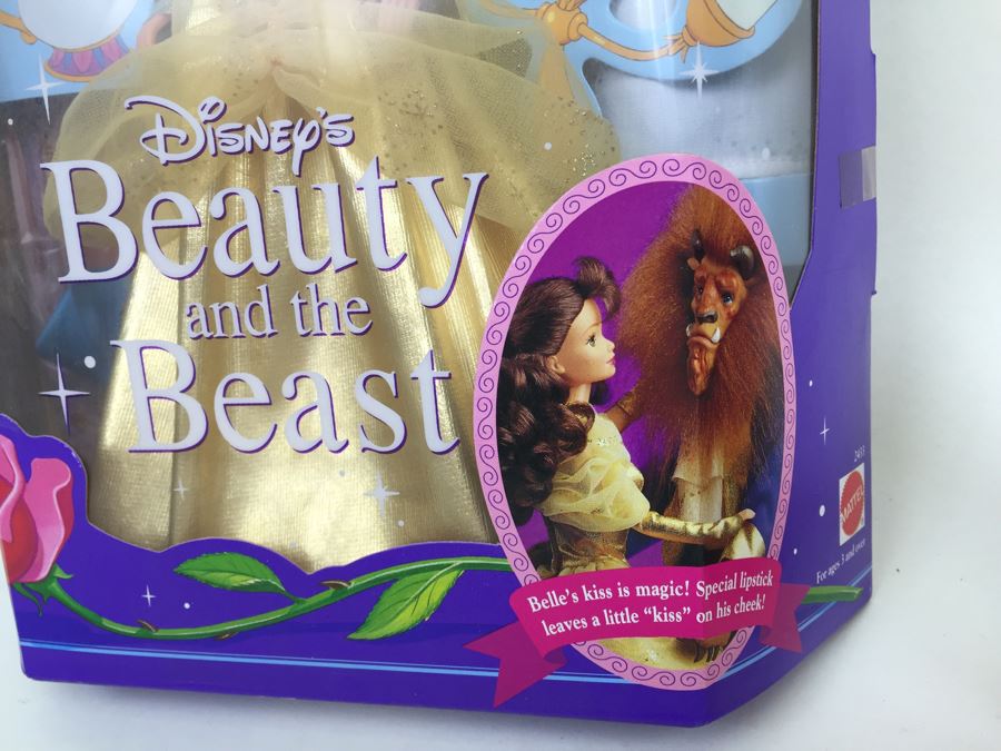 Disney's Beauty And The Beast 'Belle' Doll Mattel 2433 New In Box Vintage 1991 [Photo 6]