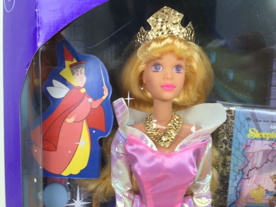 Disney's Sleeping Beauty Doll With Golden Book Mattel 4567 New In Box Vintage 1991 [Photo 4]