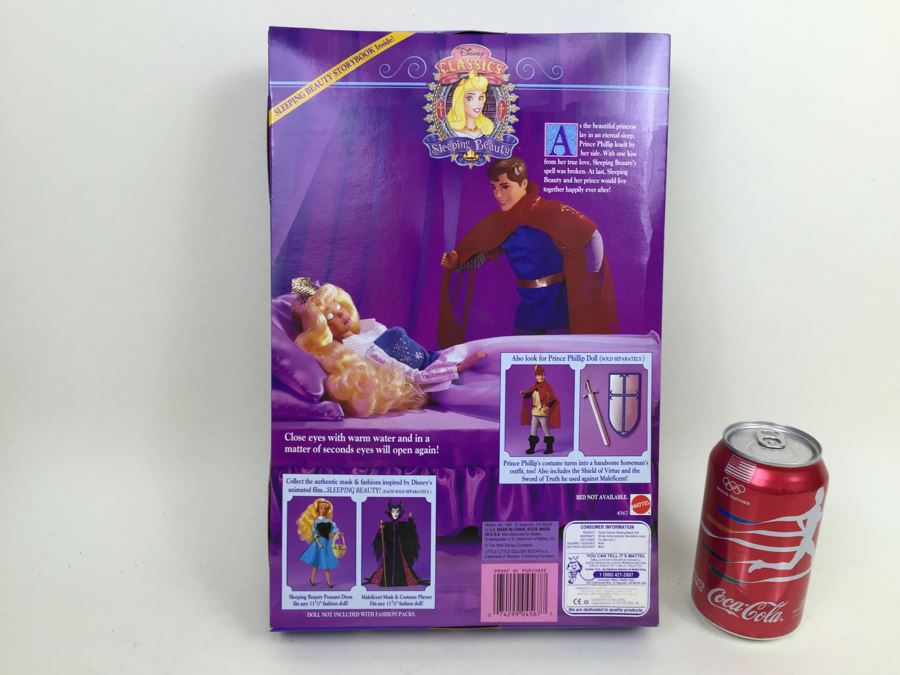 Disney's Sleeping Beauty Doll With Golden Book Mattel 4567 New In Box Vintage 1991 [Photo 3]