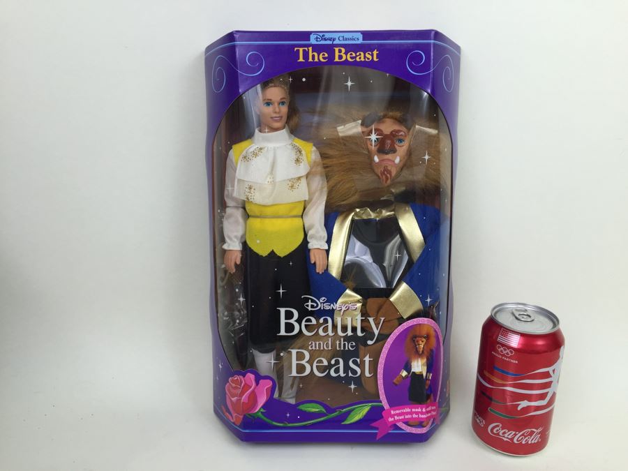 Disney's Beauty And The Beast 'The Beast' Doll Mattel 2436 New In Box Vintage 1991