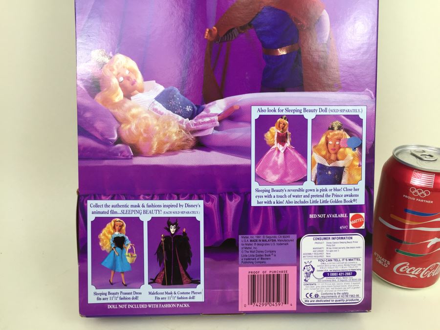 Disney's Sleeping Beauty 'Prince Phillip' Mattel 4597 New In Box Vintage 1991 [Photo 10]