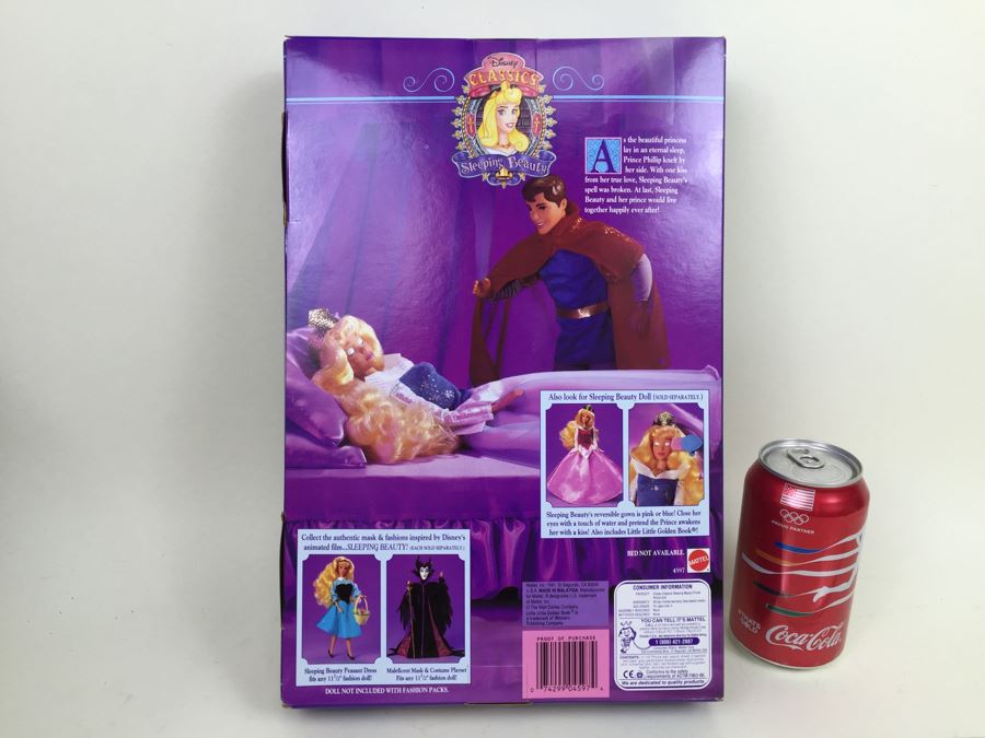 Disney's Sleeping Beauty 'Prince Phillip' Mattel 4597 New In Box Vintage 1991 [Photo 3]