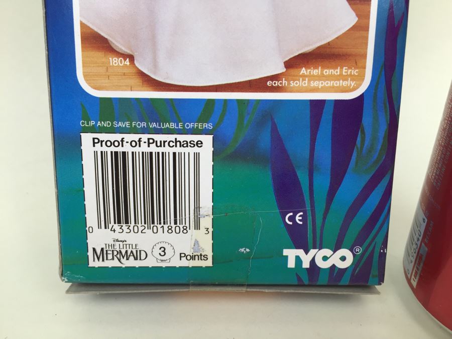 Eric Doll The Little Mermaid TYCO New In Box Vintage Walt Disney Company [Photo 11]