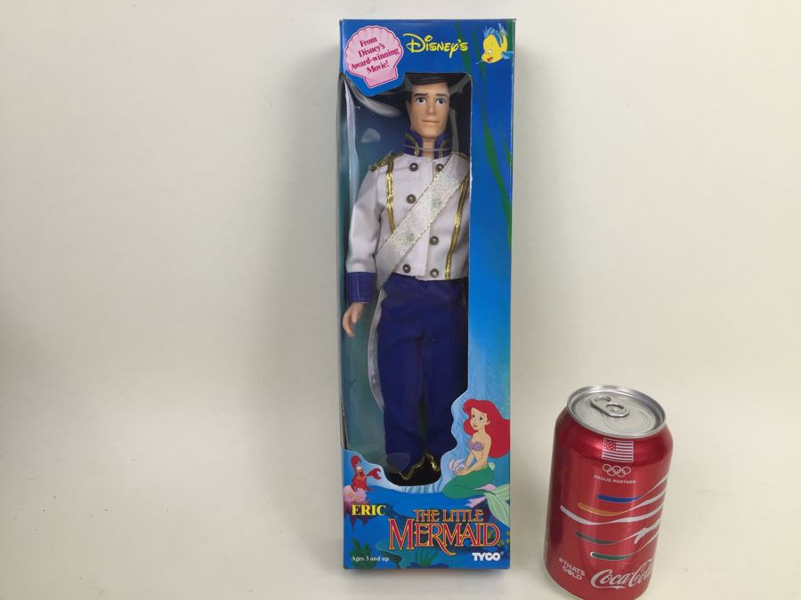Eric Doll The Little Mermaid TYCO New In Box Vintage Walt Disney Company