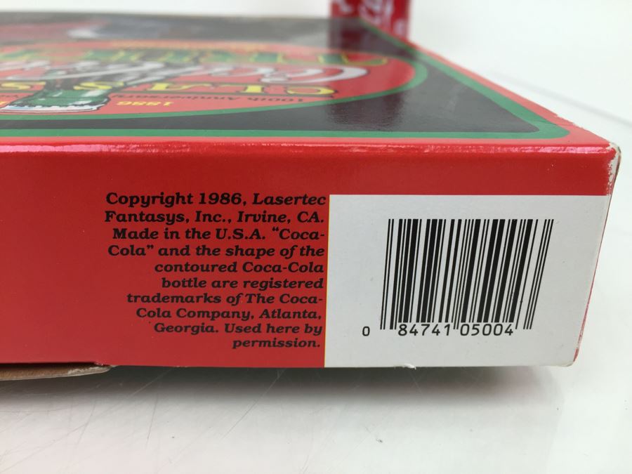 Classic Coca-Cola Truck Made From Sturdy Card Stock New In Box Lasertec Fantasys Vintage 1986 [Photo 8]