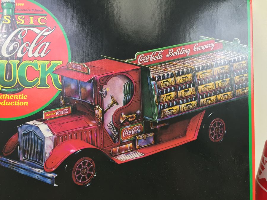 Classic Coca-Cola Truck Made From Sturdy Card Stock New In Box Lasertec Fantasys Vintage 1986 [Photo 6]