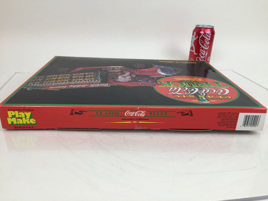 Classic Coca-Cola Truck Made From Sturdy Card Stock New In Box Lasertec Fantasys Vintage 1986 [Photo 9]