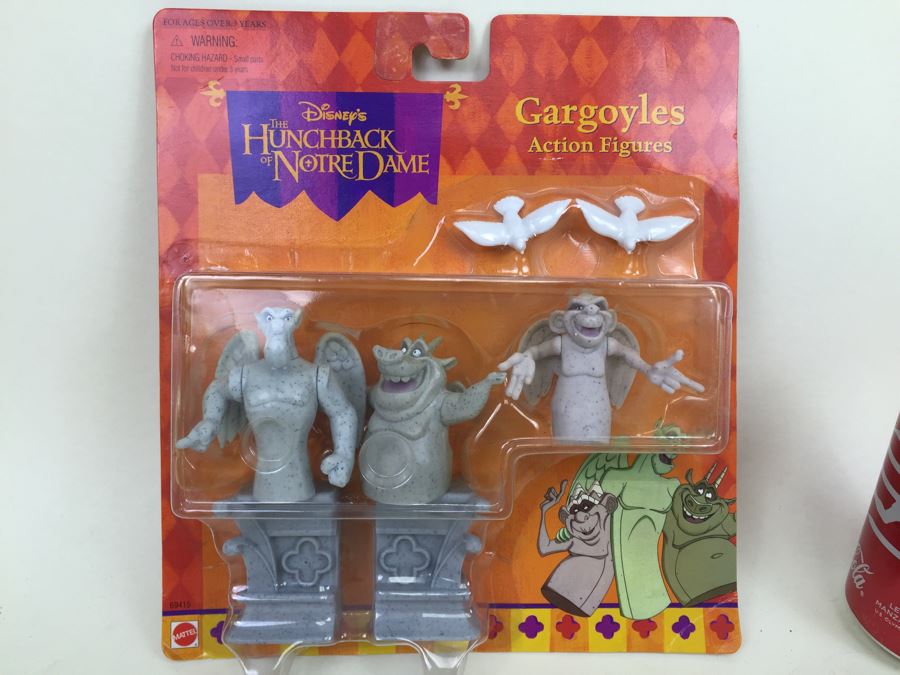 Disney's The Hunchback Of Notre Dame Gargoyles Action Figures Mattel 69415 New On Card Vintage [Photo 4]