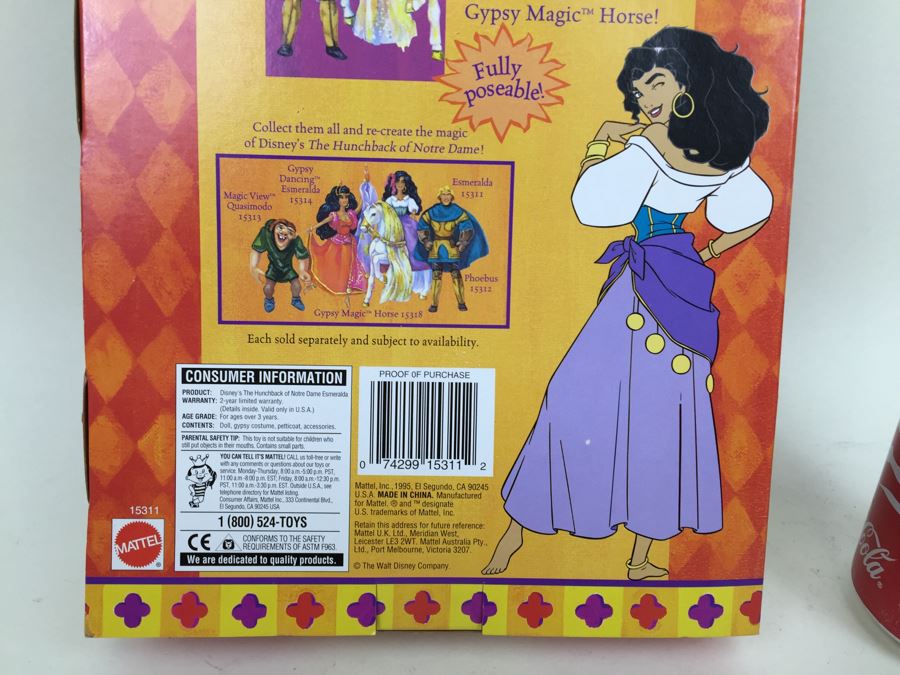 the hunchback of notre dame esmeralda doll