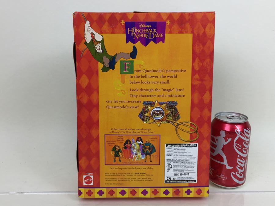 Disney's The Hunchback Of Notre Dame 'MAGIC VIEW Quasimodo' Action Figure Doll Mattel 15313 Vintage 1995 [Photo 3]