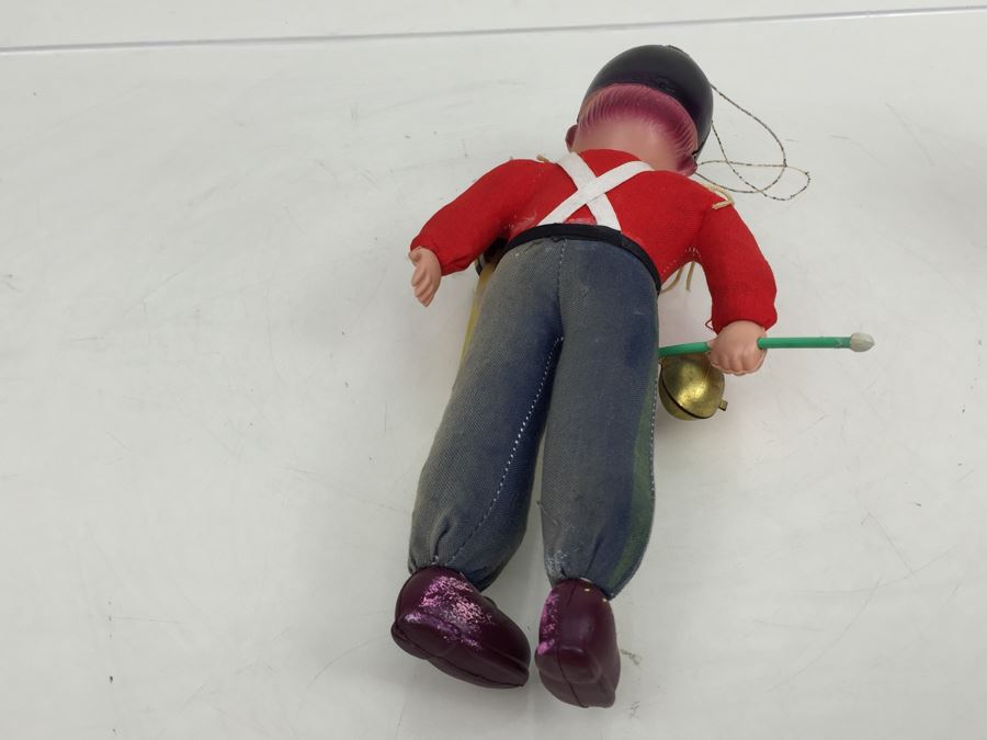 Vintage University Of Michigan Band Football Doll Made In Japan [Photo 12]