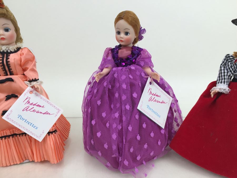 (3) Vintage Madame Alexander Portrettes Dolls With Stands [Photo 10]