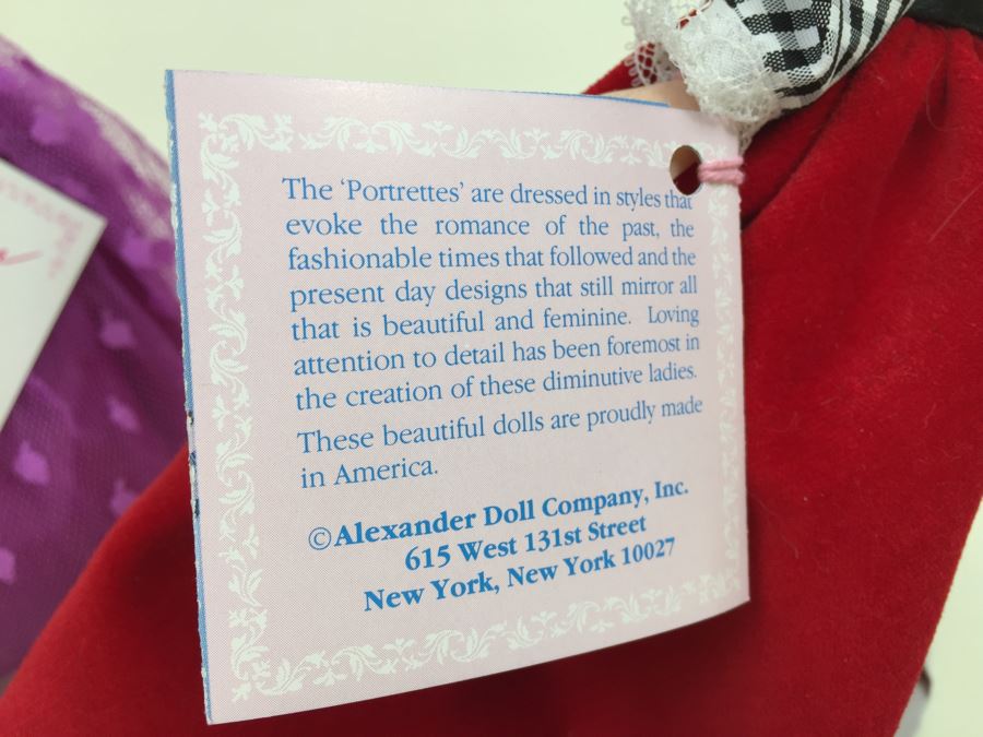 (3) Vintage Madame Alexander Portrettes Dolls With Stands [Photo 18]