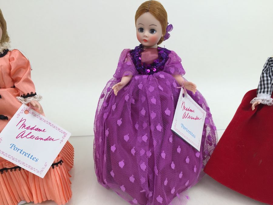 (3) Vintage Madame Alexander Portrettes Dolls With Stands [Photo 3]