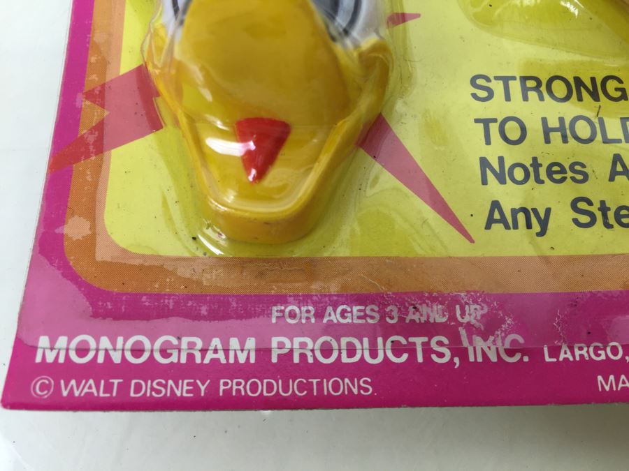 Walt Disney Lot Featuring Plasticine Mickey Mouse Molding Set By Colorforms New Old Stock (Vintage 1979), (6) Mickey Mouse Memo Magnets New On Card And Disney Pencil Case [Photo 14]