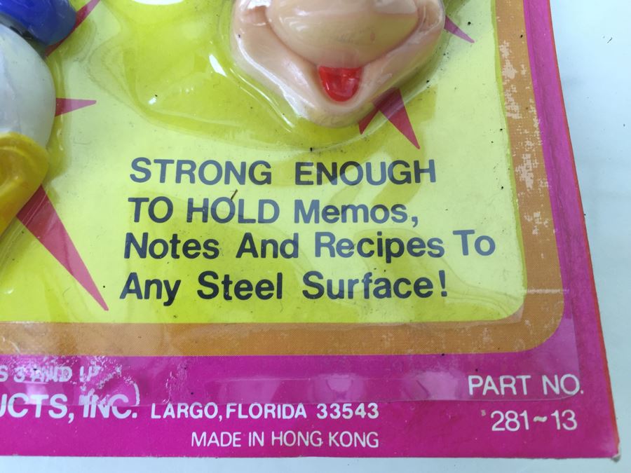 Walt Disney Lot Featuring Plasticine Mickey Mouse Molding Set By Colorforms New Old Stock (Vintage 1979), (6) Mickey Mouse Memo Magnets New On Card And Disney Pencil Case [Photo 15]