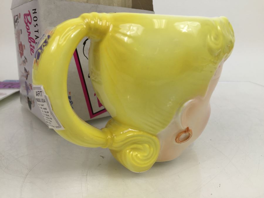 Pair Of Barbie Super Stickers Gordy New In Packaging Vintage 1981 And Nostalgic Barbie Mug By Clay Art Mattel New In Box Vintage 1989 [Photo 16]