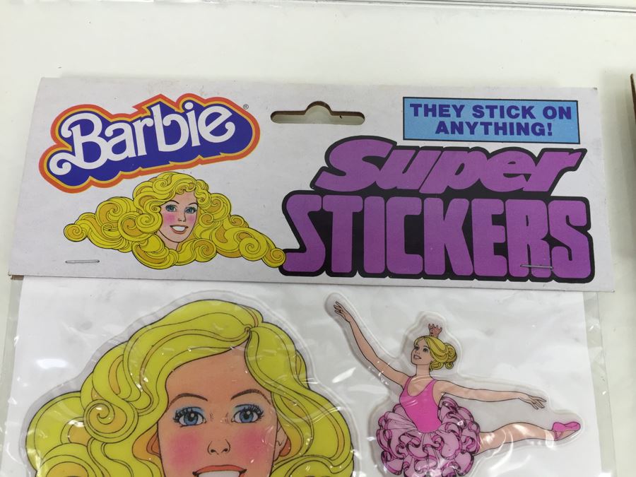 Pair Of Barbie Super Stickers Gordy New In Packaging Vintage 1981 And ...