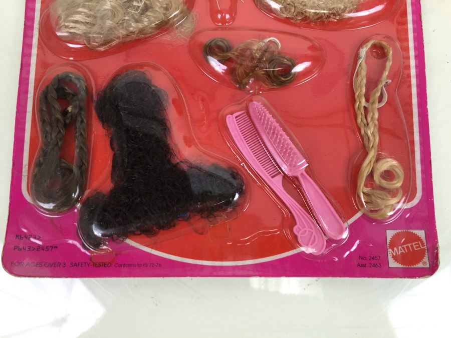 Barbie Fashion Add-Ons Hair Originals Mattel 2457 New On Card Vintage 1978 [Photo 6]