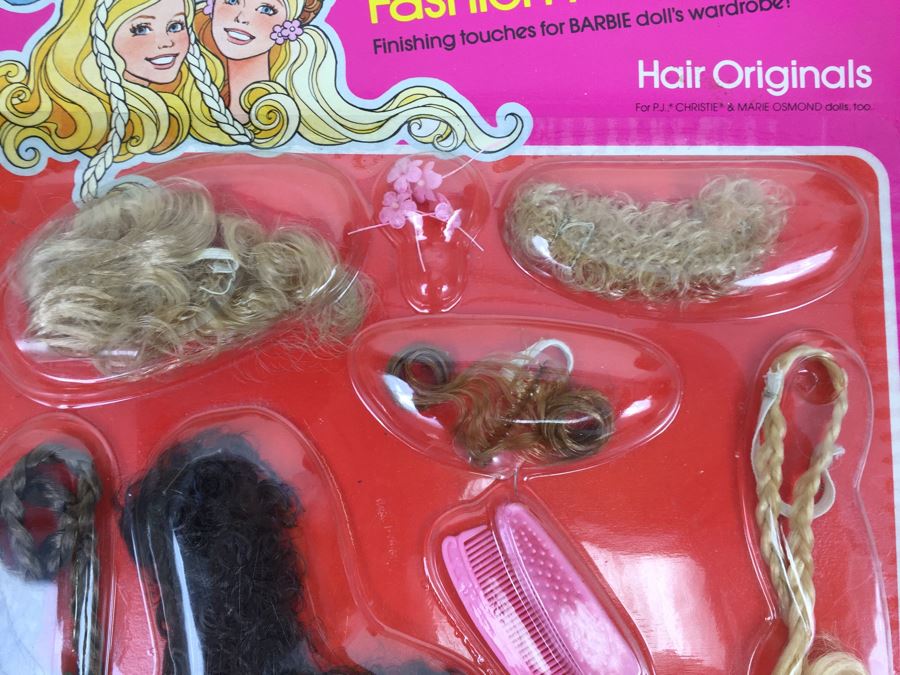 Barbie Fashion Add-Ons Hair Originals Mattel 2457 New On Card Vintage 1978 [Photo 4]