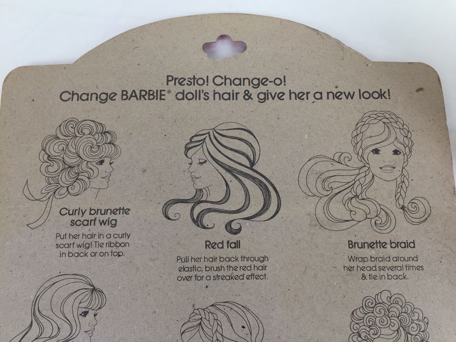 Barbie Fashion Add-Ons Hair Originals Mattel 2457 New On Card Vintage 1978 [Photo 9]