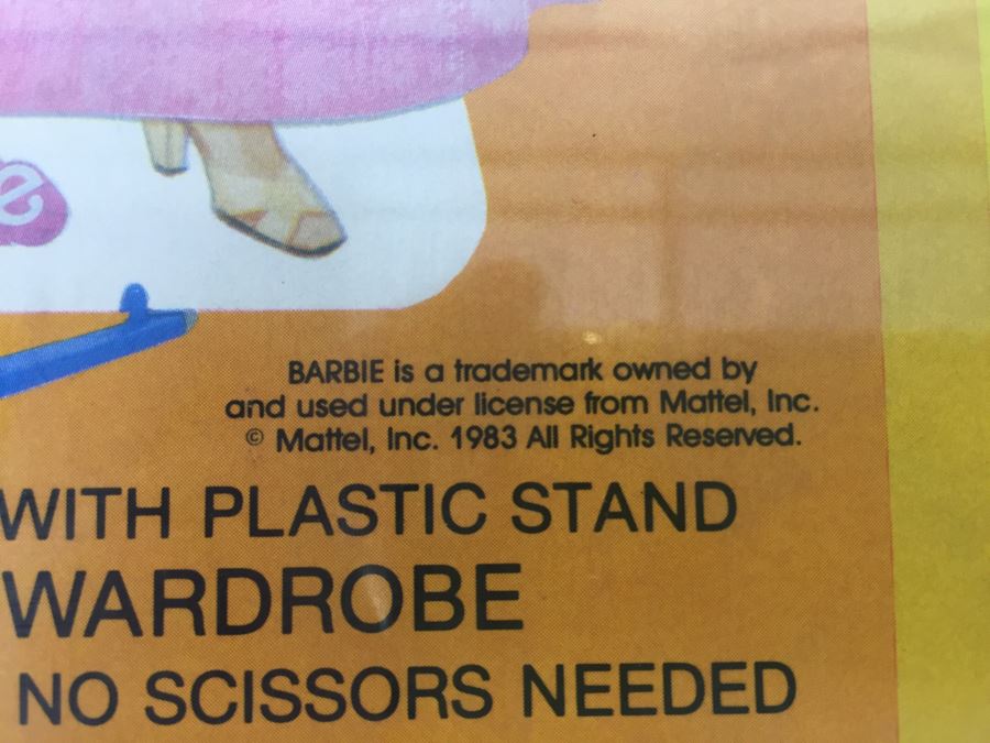 Crystal Barbie Paper Doll And Barbie Paper Doll Golden Mattel New Old Stock Vintage 1983 & 1984 [Photo 10]