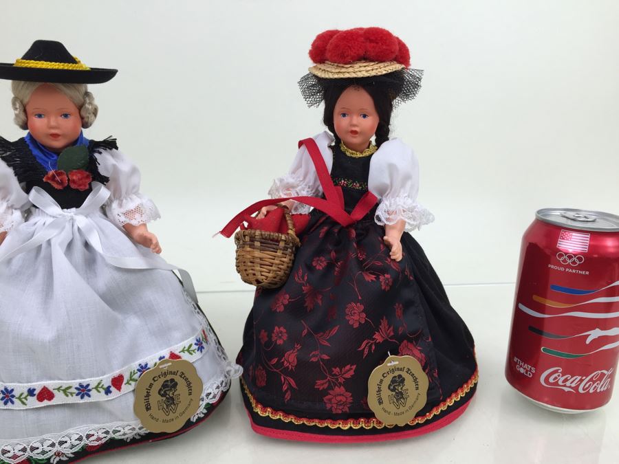 Wilhelm Original Trachten Dolls Hand Made In Germany 'Tegernsee' & 'Schwarzwald' 2219 [Photo 2]