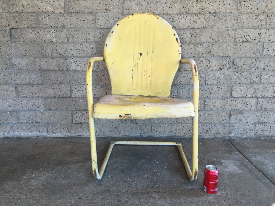 Vintage Metal Shell Chair