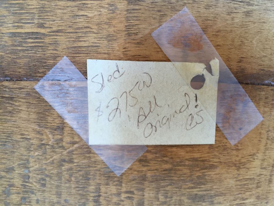 Vintage All Original Wooden Child's Sled [Photo 4]