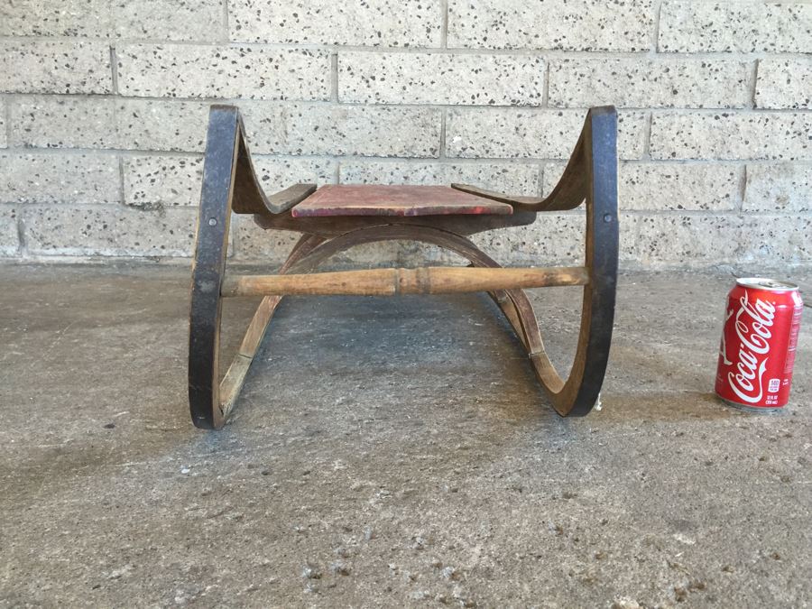 Vintage All Original Wooden Child's Sled [Photo 6]