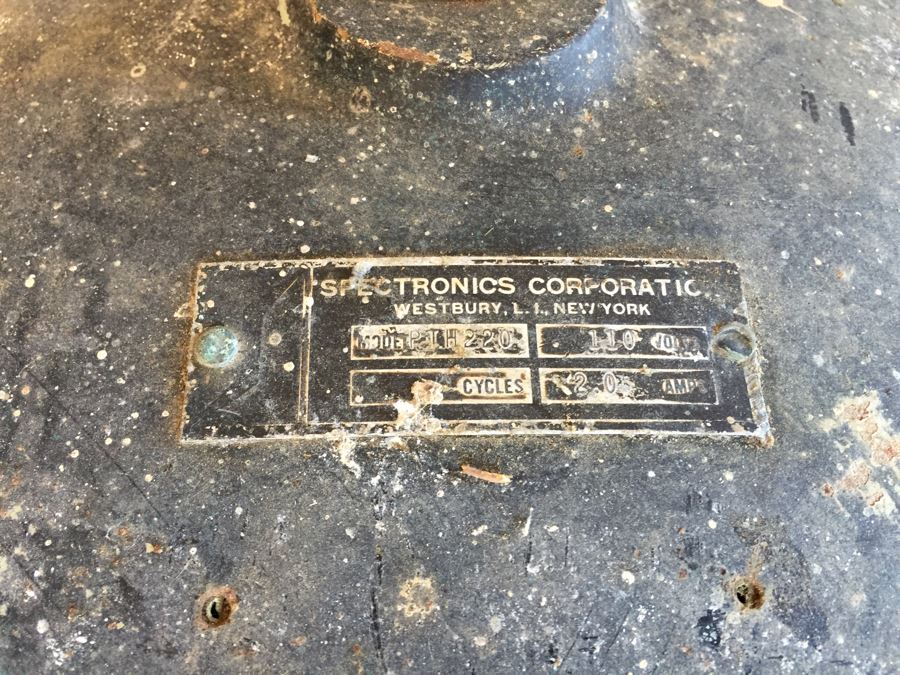 Vintage Industrial Goose Neck Floor Lamp By Spectronics Corporation New York Model PTH 220 [Photo 10]