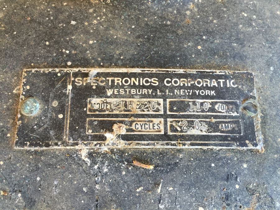 Vintage Industrial Goose Neck Floor Lamp By Spectronics Corporation New York Model PTH 220 [Photo 4]