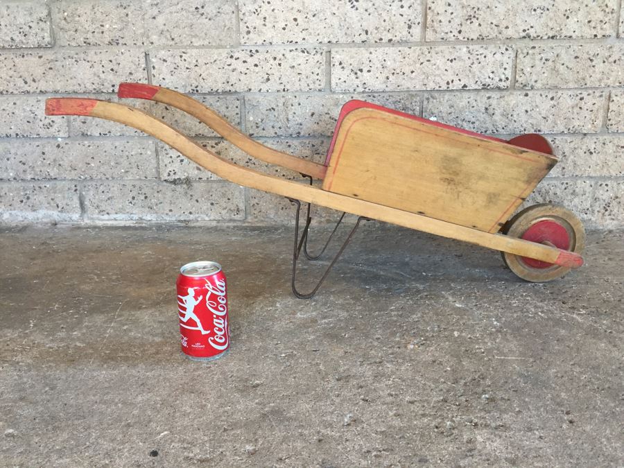 Vintage Child's Toy Wheelbarrow [Photo 9]