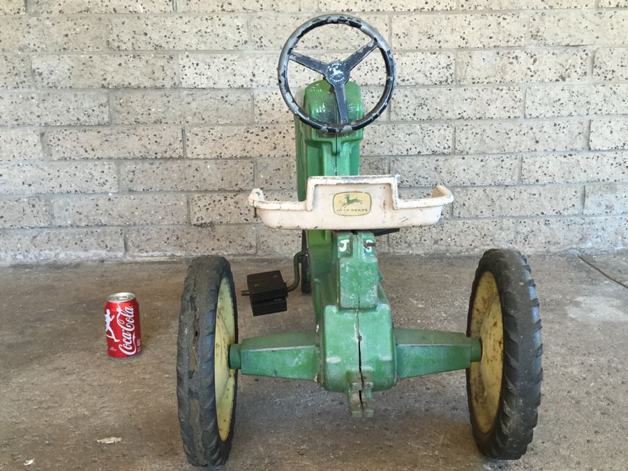Vintage ERTL Metal John Deere 20 Pedal Tractor Model D-63 Made In USA [Photo 24]