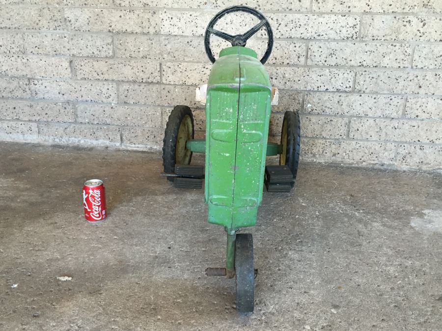 Vintage ERTL Metal John Deere 20 Pedal Tractor Model D-63 Made In USA [Photo 12]