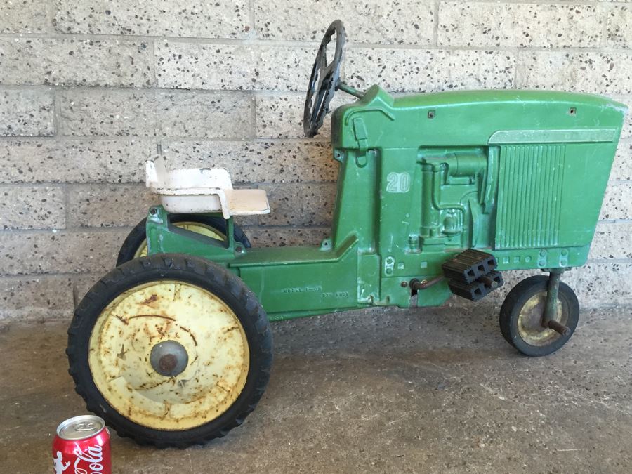 Vintage ERTL Metal John Deere 20 Pedal Tractor Model D-63 Made In USA [Photo 20]