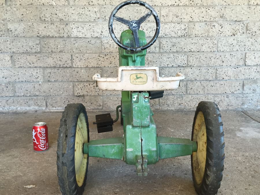 Vintage ERTL Metal John Deere 20 Pedal Tractor Model D-63 Made In USA [Photo 3]