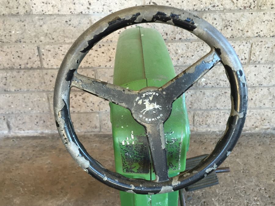 Vintage ERTL Metal John Deere 20 Pedal Tractor Model D-63 Made In USA [Photo 22]