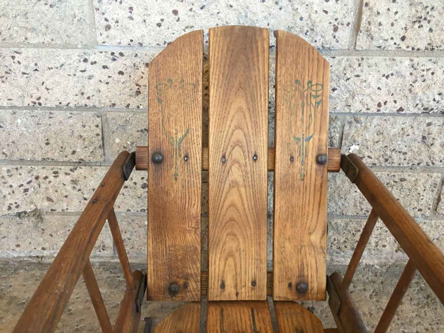 Vintage Child's FLEET WING Sled Rare With Railings By Auto-Wheel Coaster Co North Tonawanda, NY [Photo 7]