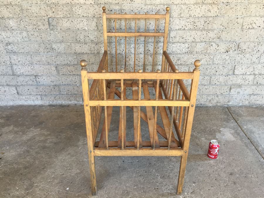 Vintage Wooden Crib [Photo 11]